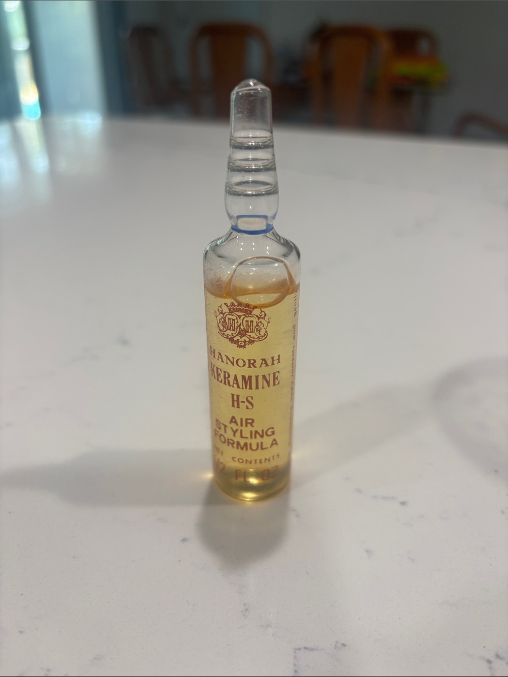 Keramine H-S Air Styling Formula Ampoule — Clear/Golden